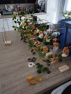 Fleurs centre de table